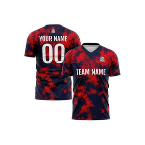 Camiseta de Fútbol Personalizada para Adultos, Camisetas con Nombre de Equipo y Número de Jugador, para Hombre y Mujer, Deportes, Fútbol, 100% Poliéster Transpirable - Product Image 1