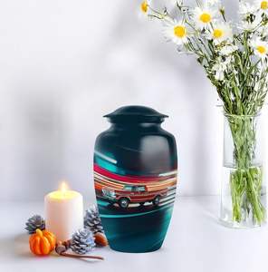 Urnes funéraires de camion adulte de style américain classique pour cendres masculines et féminines pour restes funéraires d'hommes et de femmes - Product Image 3