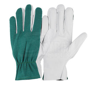 Gants de manutention pour hommes de haute qualité en cuir et Kevlar, imperméables, résistants à la chaleur, sans poudre, avec logo personnalisé, robustes - Product Image 2