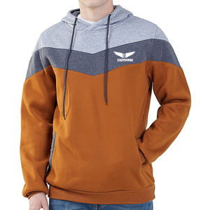 Sweat à capuche d'hiver en coton et polyester épais pour hommes avec logo en couleurs personnalisées Pull à la mode imprimé en tissu polaire au meilleur prix - Product Image 5