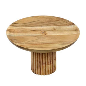 Diseño clásico Color natural Hecho a mano Decorativo Aspecto vintage Soporte de madera para cupcakes Precio barato Utensilios de cocina Soporte para pasteles - Product Image 6