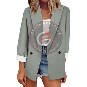 Blazer pour femmes 2023 Nouveau style Blazer de bureau décontracté pour femmes Fabriqué au Pakistan 2023 Fabrication de qualité supérieure au Pakistan - Product Image 3