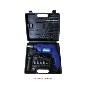 High Quality Industrial Grade 13mm Impact Electric <b>Drill</b> Set | 500W Reversible Variable Speed Keyless Concrete Wall <b>Drill</b> Carry - Product Image 1