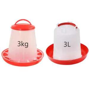 Bebedero para aves de corral de 7L y 11L, bebedero de agua para pollos, alimentador de agua de plástico, bebedero automático para pollos - Product Image 3