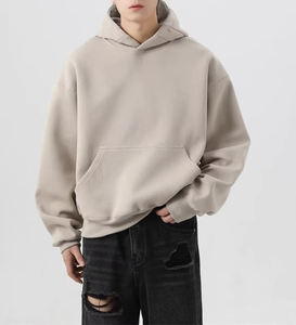 Vente en gros 2025 sweat à capuche unisexe avec logo personnalisé de haute qualité 100% coton lourd et épais-pour le printemps surdimensionné pour un ajustement confortable - Product Image 6