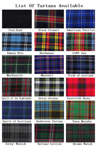 Schotse 5 Meter Tartan Kilts Voor Mannen Traditionele En Vrijetijdskleding Kilts Verkrijgbaar In 45 Authentieke Tartans - Product Image 5