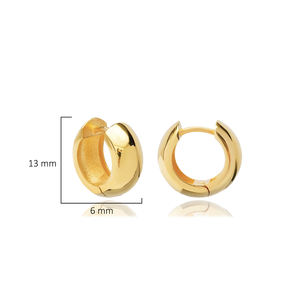 Minimalist <b>Hoop</b> <b>Earrings</b> <b>Silver</b> Handmade Everyday Jewelry Handmade Turkish Wholesale 925 <b>Sterling</b> <b>Silver</b> Jewellery - Product Image 5