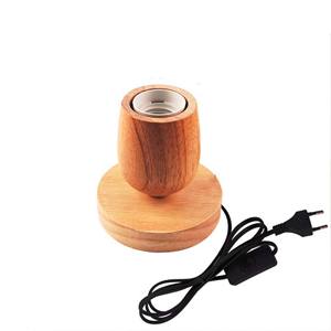 Portalámparas cuadrado PRODUCTO VENTA CALIENTE Lámpara de mesa de madera ARTESANÍA - Product Image 6