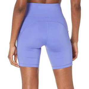Pantalones cortos deportivos de verano para mujer de fábrica, pantalones cortos de doble capa elásticos de secado rápido que absorben el sudor, transpirables, para Yoga, gimnasio, correr para mujer - Product Image 2