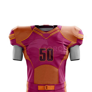 Diseña tu propio logotipo, uniforme de fútbol americano de color personalizado, hecho con el mejor material, uniforme de fútbol americano más vendido. - Product Image 5