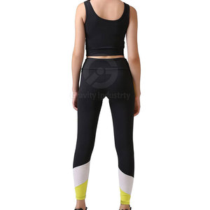 Conjunto Deportivo de Yoga para Mujer, Estilo Moderno, Logotipo Frontal Sólido, Alta Calidad, Transpirable, Ecológico, Hecho en Pakistán, Venta al por Mayor - Product Image 4