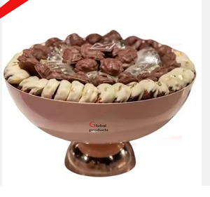 Tazón de cobre de alta calidad para servir chocolate para bodas y fiestas para restaurante y bar de hotel - Product Image 1