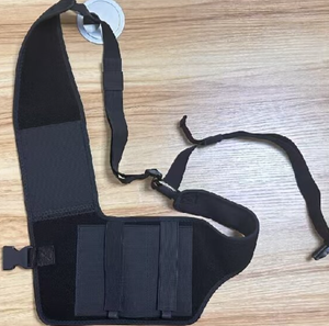 Verstelbare Schouderpistool Holster Voor Mannen Verborgen Dragen Tactische Rechter Hand Universele Handgordel Met Magazijn Zakje - Product Image 2