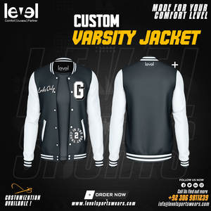 Custom High Quality Baseball <b>Jackets</b> Men's Embroidered <b>Vintage</b> Unisex <b>Varsity</b> <b>Jackets</b> Baseball <b>Jackets</b> - Product Image 4