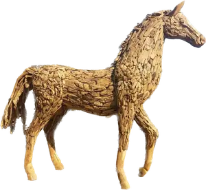 Folk Art Style Driftwood Statue Sculpture Handcrafted <b>Wood</b> Artwork - Product Image 1