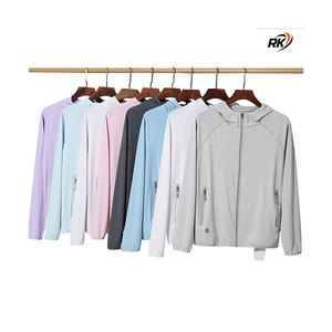 เสื้อแจ็กเก็ตกันลมมีฮู้ดแขนยาวแบบถักสำหรับนักขี่ม้าในฤดูใบไม้ร่วงแห้งเร็วระบายอากาศได้ดี - Product Image 5