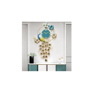 Reloj de pared de metal de lujo, decoración decorativa para restaurante, hierro y latón, montado en pared, uso colgante - Product Image 2