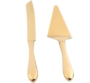 Luxury Look Stainless Steel <b>Cake</b> <b>Knife</b> Spoon Server Set Pastry Servers Customized Color Eco-Friendly <b>Cake</b> Serving <b>Cutting</b> Usage - Product Image 2