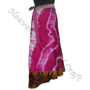 กระโปรงผ้าไหมพิมพ์ลายยาวกระโปรงวิเศษกระโปรงห่อได้ด่วน - Product Image 4