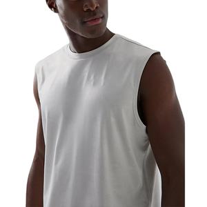 2025 débardeur respirant personnalisé pour hommes de haute qualité 100% coton col rond plaine vente en gros vêtements d'été Style sportif - Product Image 6