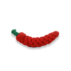 Jouet à mâcher en corde de piment fait main pour animaux de compagnie, jouet pour animaux de compagnie de qualité supérieure pour le soin des dents et l'exercice amusant - Product Image 1