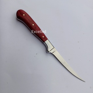 Cuchillo de Chef personalizado y hecho a mano con mango de madera Pakka, hoja de acero J2, incluye Funda de cuero, cuchillo para deshuesar filete de pesca - Product Image 2