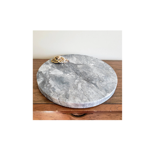 Design moderne Marbre paresseux Susan laiton design Produit le plus exigeant logo personnalisé rond Marbre Lazy Susan - Product Image 3