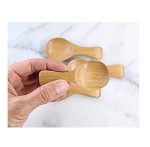 Wooden Spoon Custom Logo Natural Acacia Wood Color Spice and Salt Mini Spoon at Cheap Price - Product Image 4