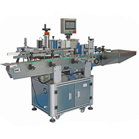 Machine d'étiquetage automatique de bouteilles haute précision avec positionnement circonférentiel, garantie 1 an, pour cosmétiques, vin, produits pharmaceutiques, flacons PET