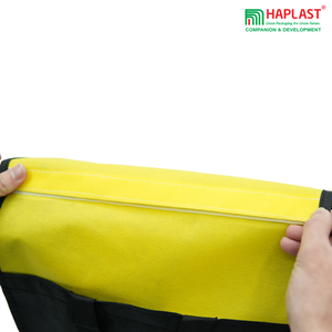 Vente en gros de sac isotherme pour le déjeuner avec logo personnalisé non tissé avec fermeture à glissière sac isotherme pour pique-nique avec impression alimentaire à usage industriel - Product Image 5