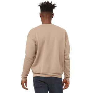 100% coton polaire pull épais col rond pull classique chaud hiver sweats - Product Image 3