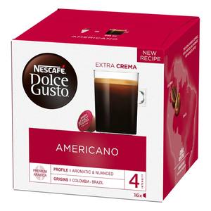 Cápsulas de Café Americano Sabor Original, 16 Unidades para Máquinas <span class=keywords><strong>Dolce</strong></span> <span class=keywords><strong>Gusto</strong></span>, en Venta - Product Image 1