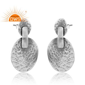 Conception chaude 925 argent oxydé boucle d'oreille pour les femmes conception personnalisée bijoux pour femmes cadeau pour elle - Product Image 3