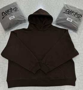 Jersey de tendencia de algodón orgánico de primera calidad, sudaderas con capucha para hombre con logotipo de diseño personalizado, sudaderas con capucha transpirables informales para hombre - Product Image 2