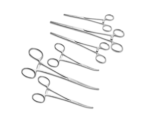 คีมหนีบปลายตรงสำหรับตกปลาอุปกรณ์ทางการแพทย์ทำจากสแตนเลส - Product Image 3