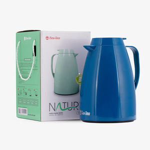Carafe à thé et café en plastique à double paroi sous vide écologique 1L 1,5 L personnalisée avec poignée - Product Image 3