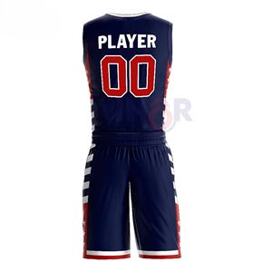 Camiseta de baloncesto de verano de talla grande personalizada unisex, uniforme de alta calidad, estilo impreso, conjunto de ropa deportiva al por mayor para hombres - Product Image 5