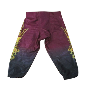 Unisex Custom Sublimated Youth American Football Pants High Quality Spandex Stretch Shorts Plus Size Wholesale - Product Image 4