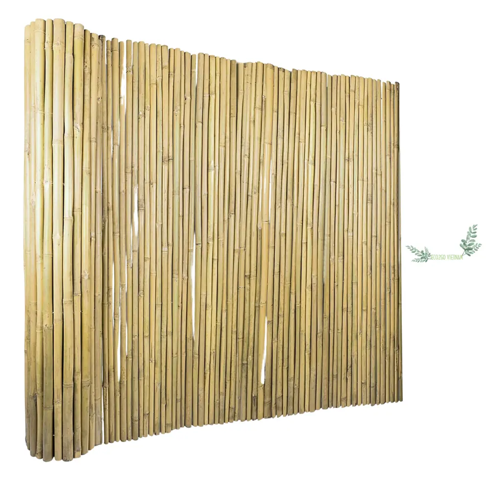 Bamboo Screen, Natural Bamboo Fence Rolls, Eco-Friendly Bamboo Fencing for Outdoor Balcony Patio Garden Border Pool