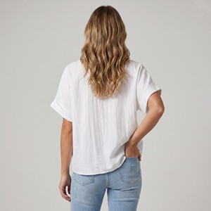 T-shirt à sequins à manches courtes, 100 % viscose, taille unique (tailles 36-44) - Product Image 2