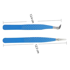 ที่หนีบขนตาหนา10มม. ทำจากสเตนเลสกันแม่เหล็กสีรุ้งแบบมืออาชีพ - Product Image 2