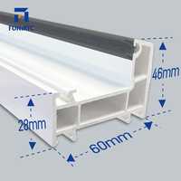 Barre d'espacement décorative pour profilés de fenêtres et de portes en PVC blanc, accessoire de volet, bande de joint pour la décoration des cadres
