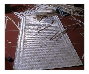 Sangle de bambou naturel Tapis en rotin fermé Matière première Plafond décoratif en bambou de luxe en bambou naturel - Product Image 1