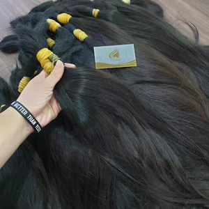 Extensions de cheveux humains trame unique bébé mince vietnamien Remy un donneur de cheveux meilleure qualité pour le blanchiment prix de gros - Product Image 1