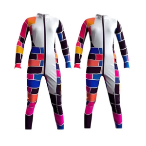 Traje de Neopreno de 3mm de Cuerpo Entero, Manga Larga, Cierre Frontal, Traje de Buceo de una Pieza para Surf y Moto Acuática - Product Image 6