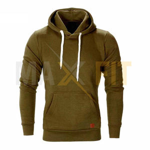 MAXFIT ENTERPRISES Sweat à capuche à motif uni de qualité supérieure pour hommes, manches longues, épaules tombantes, techniques de bouffée lavées pour - Product Image 3