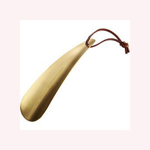 La conception ergonomique du chausse-pied en laiton massif Artisan rencontre le luxe pour un glissement facile avec la classe - Product Image 1