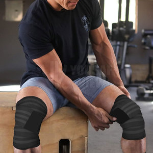 Meilleure qualité, logo personnalisé, bandage de compression pour le genou, top ventes, bandage pour l'haltérophilie - Product Image 5