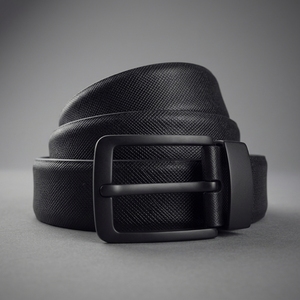 C Men Hot Selling Black Full Grain Cow Hide Casual Eco-Friendly Belt Box <b>Frame</b> Buckle Custom Adjustable Length Wholesale - Product Image 4