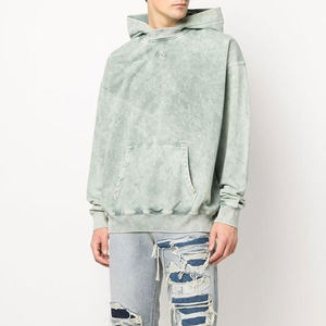 Ropa de algodón para hombre, sudaderas con capucha de lavado ácido negro Vintage para hombre, Jersey informal de Hip Hop de gran tamaño, ropa básica de alta calidad, Sudadera con capucha - Product Image 4